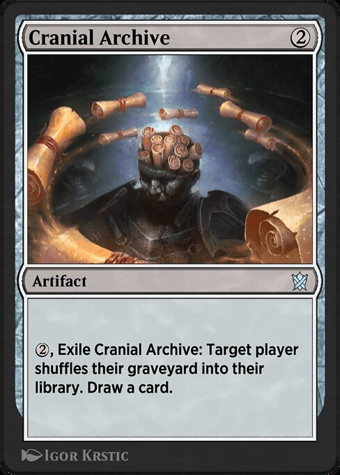 Magic the Gathering Card - Cranial Archive - MTG Circle