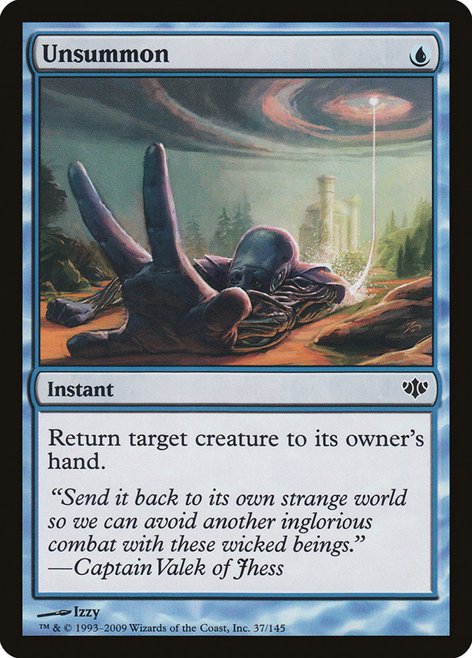 Magic the Gathering Card - Unsummon - MTG Circle
