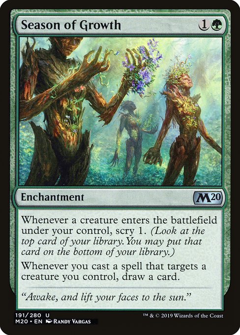 Magic the Gathering Card - Season of Growth - MTG Circle