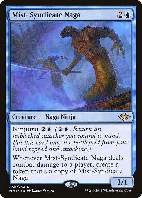 Magic the Gathering Card - Mist-Syndicate Naga - MTG Circle