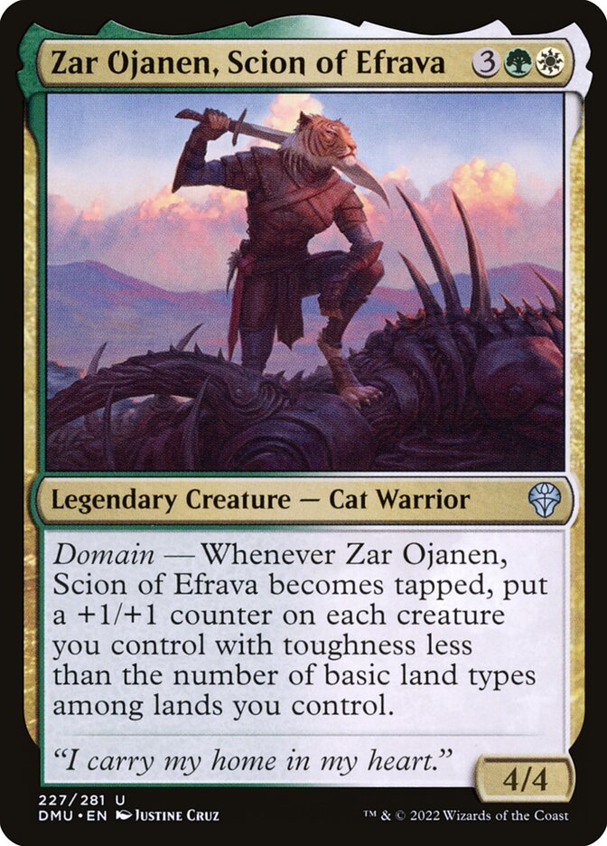 Magic the Gathering Card - Zar Ojanen, Scion of Efrava - MTG Circle