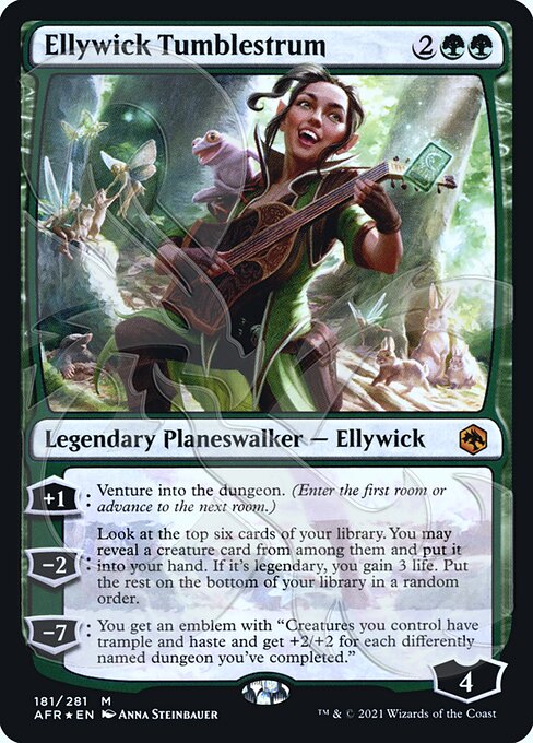 Magic the Gathering Card - Ellywick Tumblestrum - MTG Circle