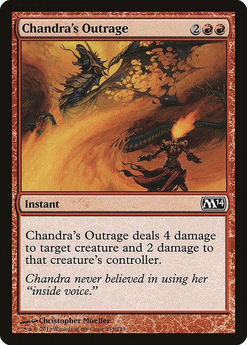 Magic the Gathering Card - Chandra's Outrage - MTG Circle