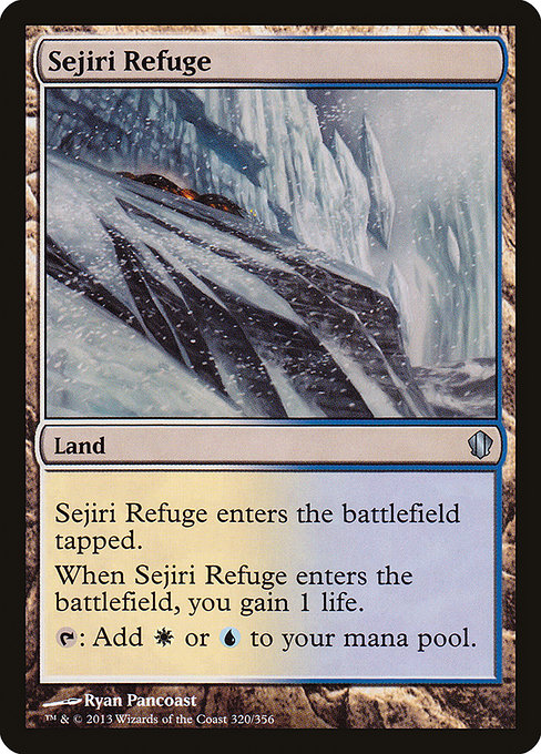 Magic the Gathering Card - Sejiri Refuge - MTG Circle