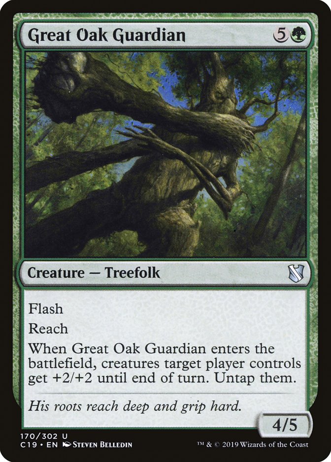 Magic the Gathering Card - Great Oak Guardian - MTG Circle