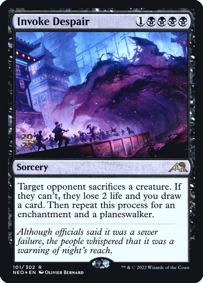 Magic the Gathering Card - Invoke Despair - MTG Circle