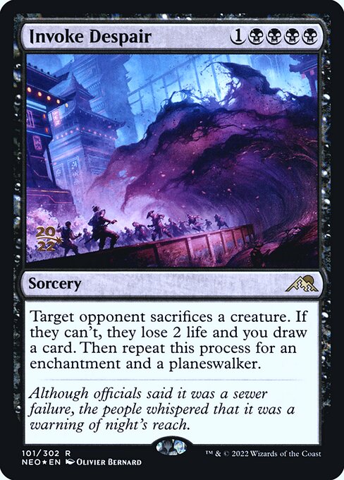 Magic the Gathering Card - Invoke Despair - MTG Circle