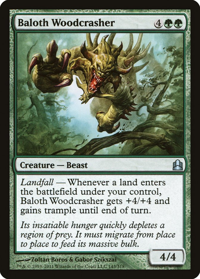Magic the Gathering Card - Baloth Woodcrasher - MTG Circle