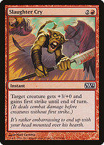 Magic the Gathering Card - Slaughter Cry - MTG Circle