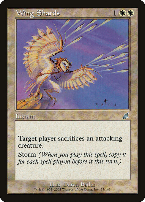 Magic the Gathering Card - Wing Shards - MTG Circle