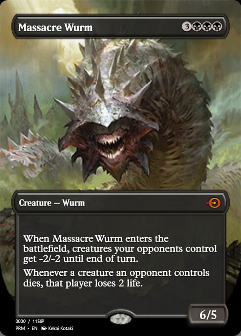 Magic the Gathering Card - Massacre Wurm - MTG Circle