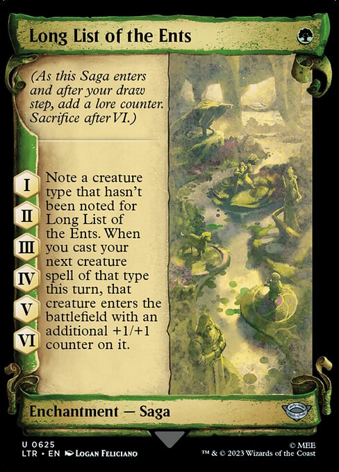 Magic the Gathering Card - Long List of the Ents - MTG Circle