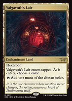 Magic the Gathering Card - Valgavoth's Lair - MTG Circle