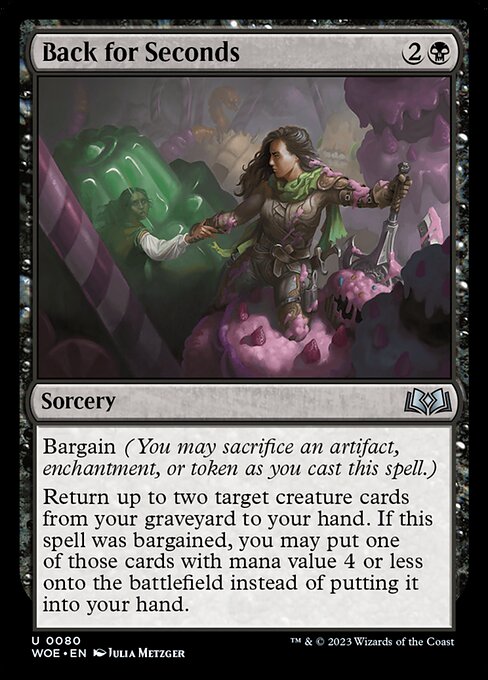 Magic the Gathering Card - Back for Seconds - MTG Circle