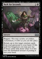 Magic the Gathering Card - Back for Seconds - MTG Circle