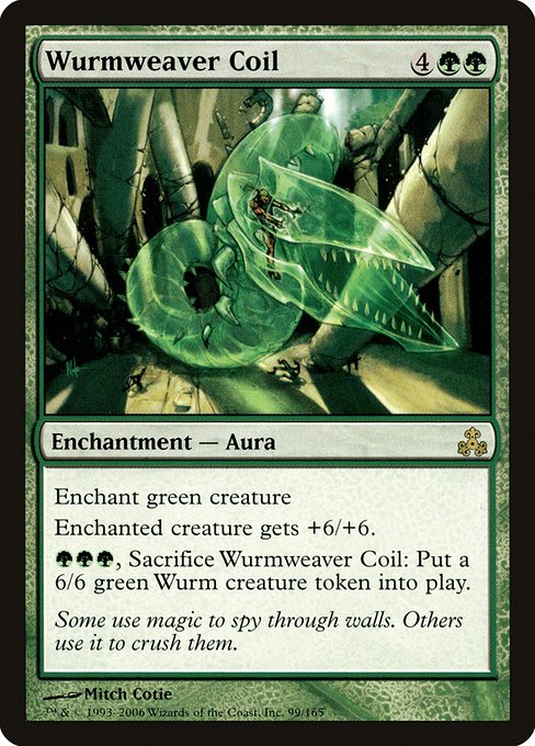 Magic the Gathering Card - Wurmweaver Coil - MTG Circle