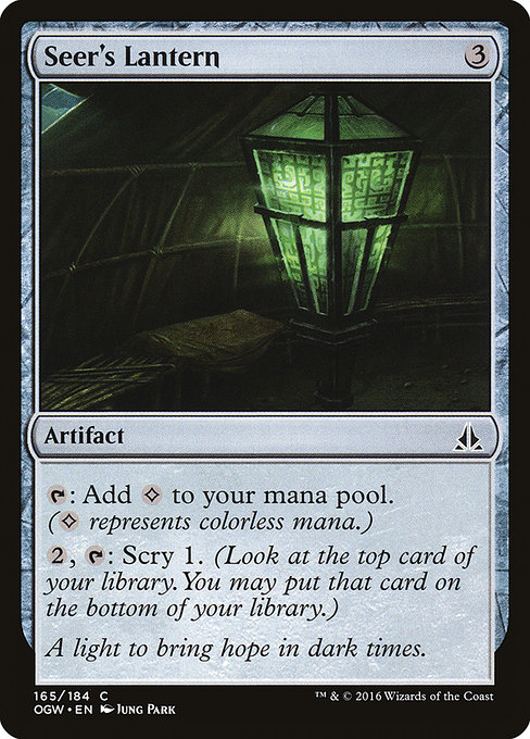 Magic the Gathering Card - Seer's Lantern - MTG Circle