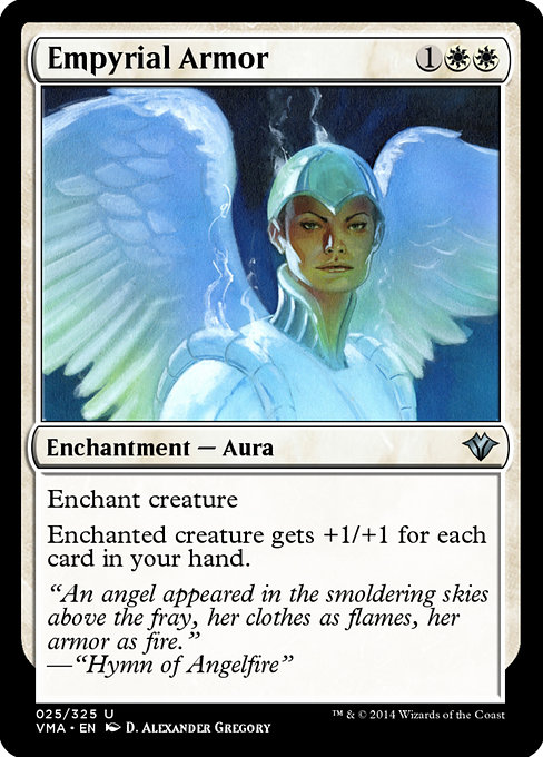 Magic the Gathering Card - Empyrial Armor - MTG Circle