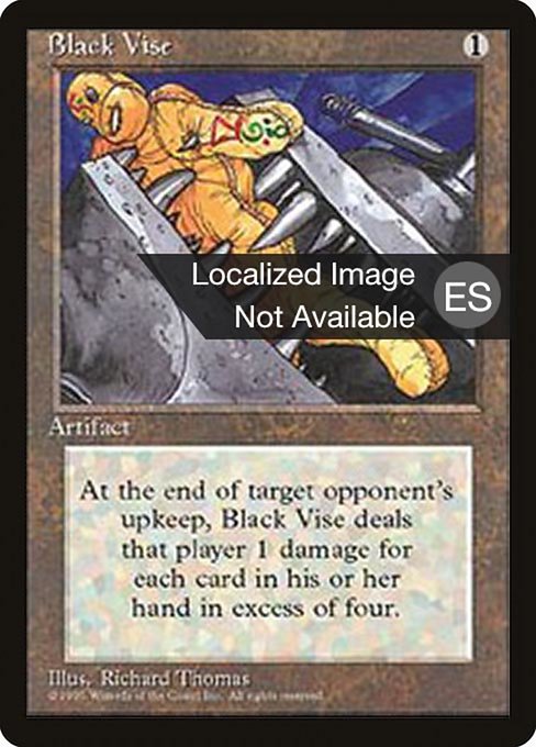 Magic the Gathering Card - Black Vise - MTG Circle