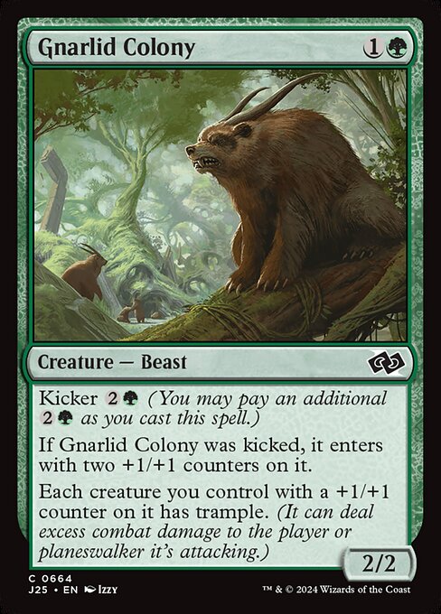 Magic the Gathering Card - Gnarlid Colony - MTG Circle