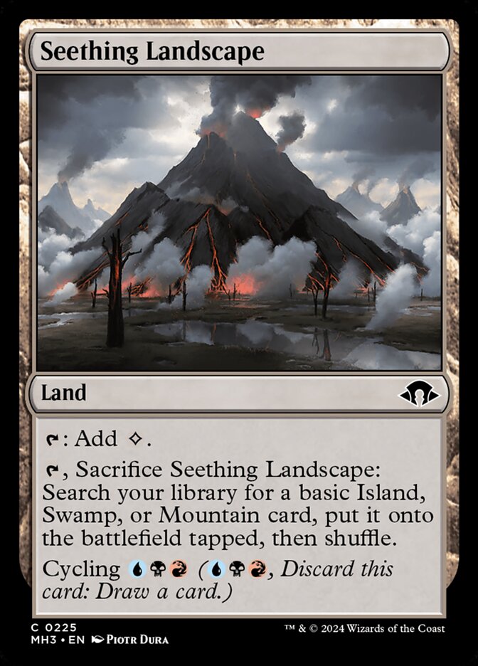 Magic the Gathering Card - Seething Landscape - MTG Circle