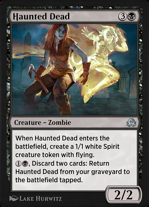 Magic the Gathering Card - Haunted Dead - MTG Circle