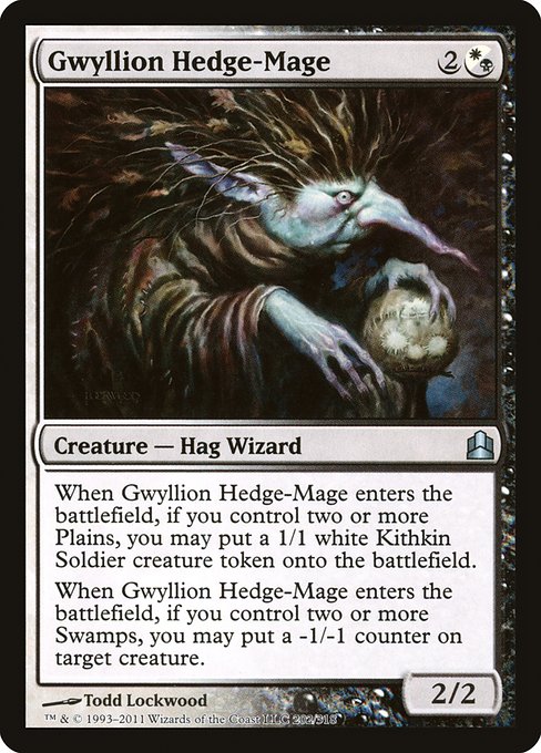 Magic the Gathering Card - Gwyllion Hedge-Mage - MTG Circle