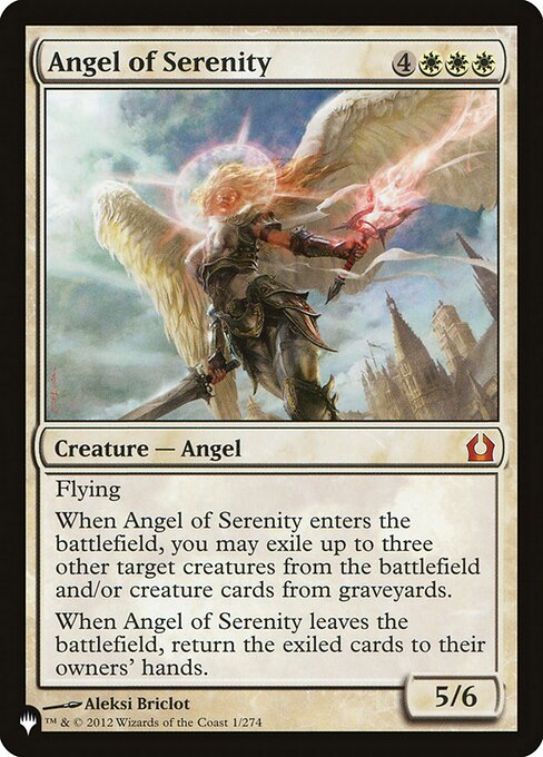 Magic the Gathering Card - Angel of Serenity - MTG Circle