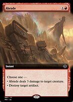 Magic the Gathering Card - Abrade - MTG Circle