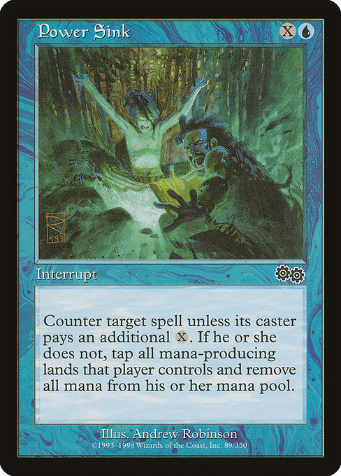 Magic the Gathering Card - Power Sink - MTG Circle