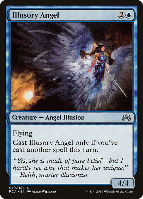 Magic the Gathering Card - Illusory Angel - MTG Circle