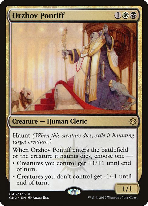 Magic the Gathering Card - Orzhov Pontiff - MTG Circle