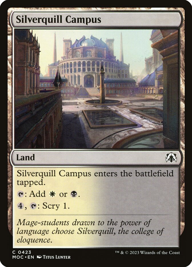 Magic the Gathering Card - Silverquill Campus - MTG Circle