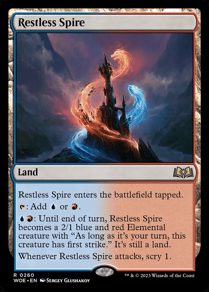 Magic the Gathering Card - Restless Spire - MTG Circle
