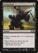 Magic the Gathering Card - Wring Flesh - MTG Circle