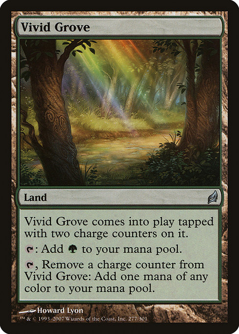 Magic the Gathering Card - Vivid Grove - MTG Circle