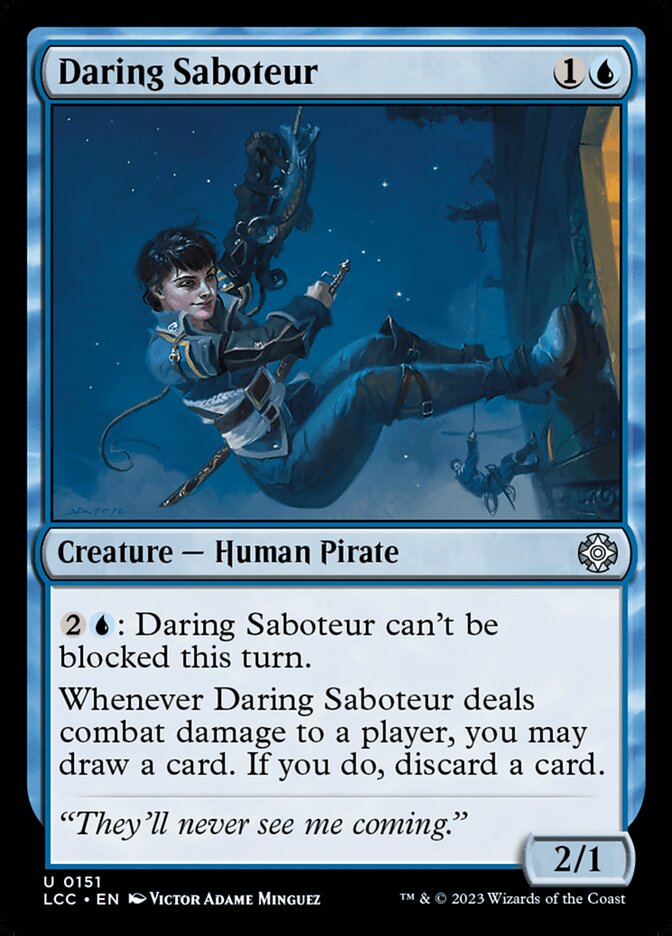 Magic the Gathering Card - Daring Saboteur - MTG Circle