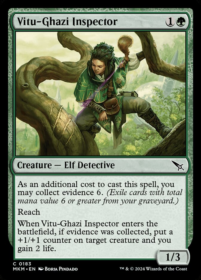 Magic the Gathering Card - Vitu-Ghazi Inspector - MTG Circle