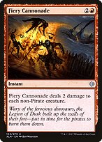 Magic the Gathering Card - Fiery Cannonade - MTG Circle