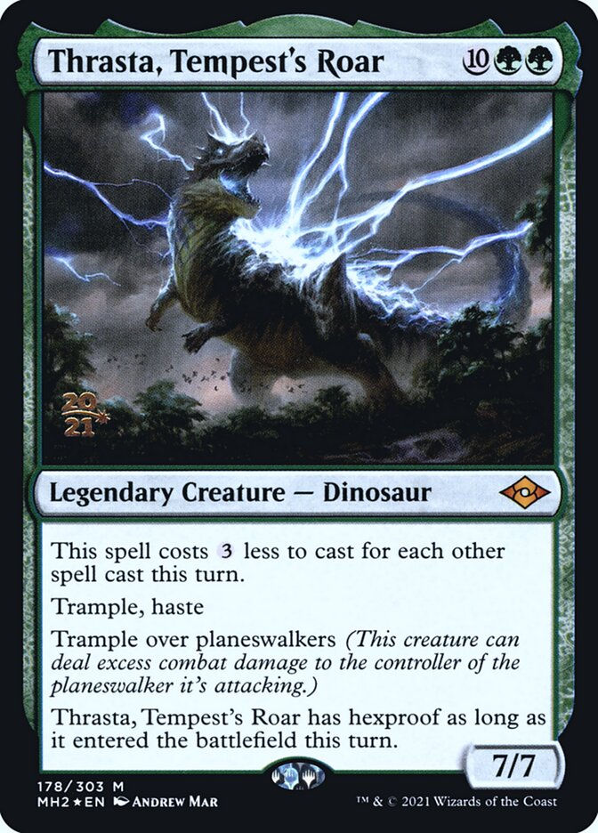 Magic the Gathering Card - Thrasta, Tempest's Roar - MTG Circle