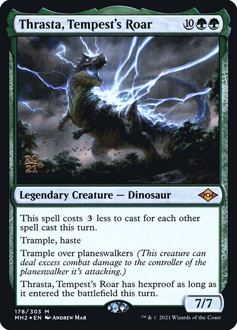 Magic the Gathering Card - Thrasta, Tempest's Roar - MTG Circle