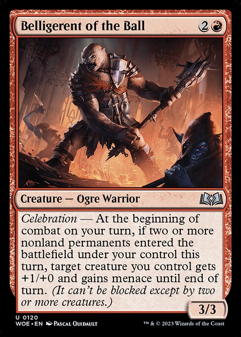 Magic the Gathering Card - Belligerent of the Ball - MTG Circle