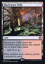 Magic the Gathering Card - Blackcleave Cliffs - MTG Circle