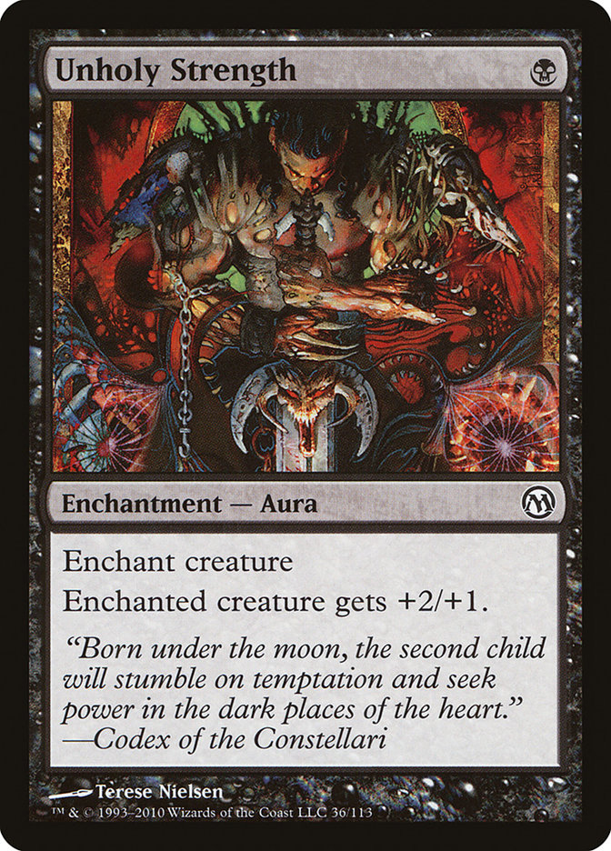 Magic the Gathering Card - Unholy Strength - MTG Circle