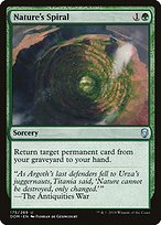 Magic the Gathering Card - Nature's Spiral - MTG Circle