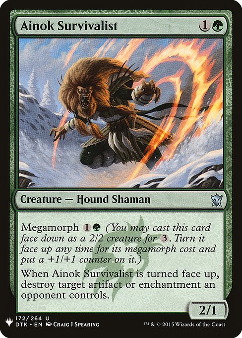 Magic the Gathering Card - Ainok Survivalist - MTG Circle