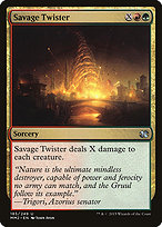 Magic the Gathering Card - Savage Twister - MTG Circle