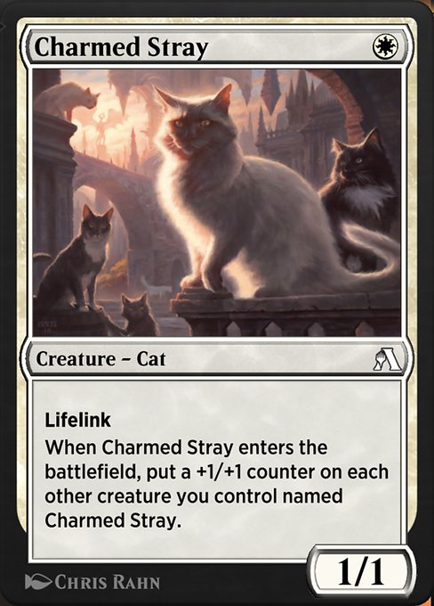 Magic the Gathering Card - Charmed Stray - MTG Circle