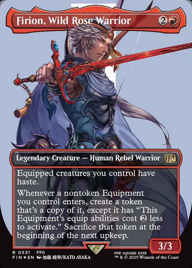 Magic the Gathering Card - Firion, Wild Rose Warrior - MTG Circle
