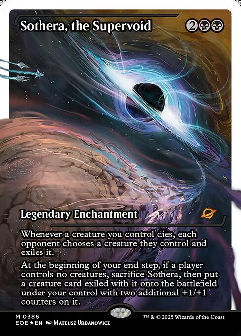 Magic the Gathering Card - Sothera, the Supervoid - MTG Circle